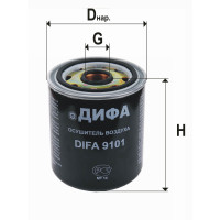 Фильтр-патрон осушителя воздуха DIFA 9191, аналог 4324102227
